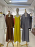 Summer Collar Down Oversize Shirt With Long Maxi Dress Sets